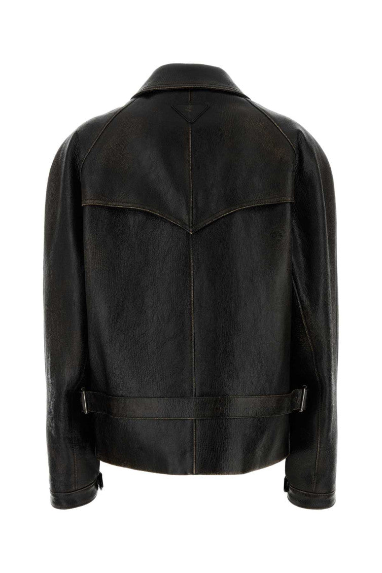 Black Shirt Collar Jacket 2
