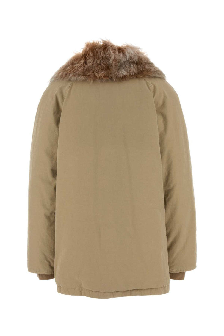 Beige Shirt Collar Jacket 2