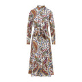 Multi Color Paisley-print Shirt-Dress 1