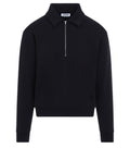 Blue Half Zip Sweatshirt 1