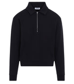 Blue Half Zip Sweatshirt 1