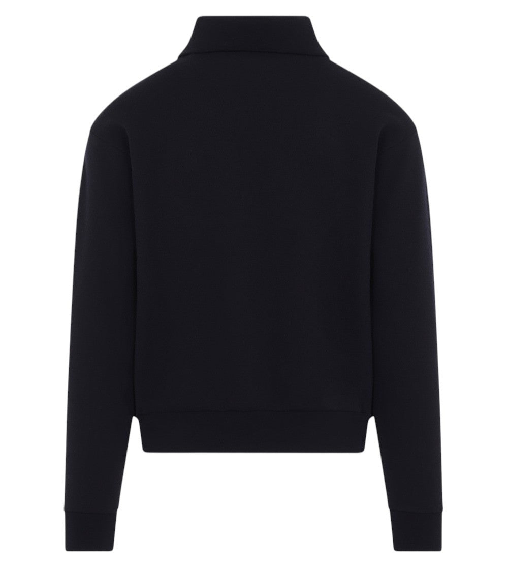 Blue Half Zip Sweatshirt 2