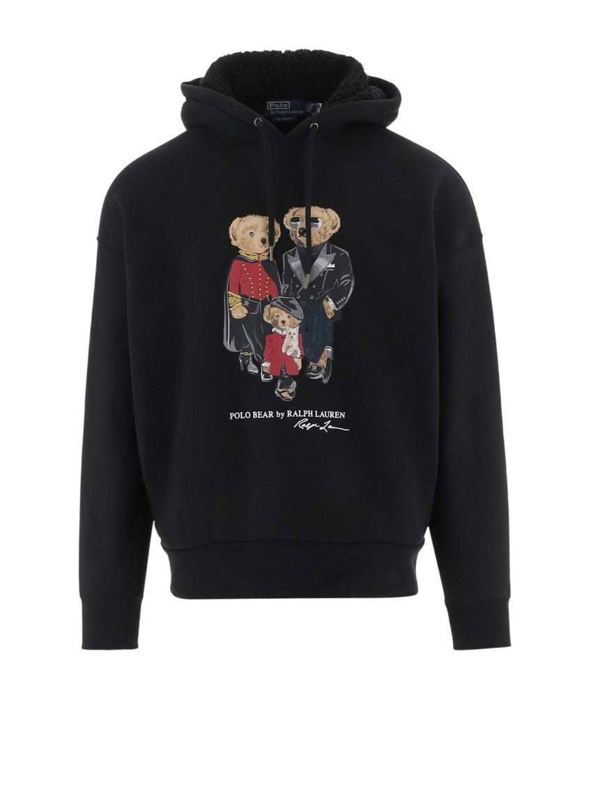 Black Graphic Print Hoodie 1