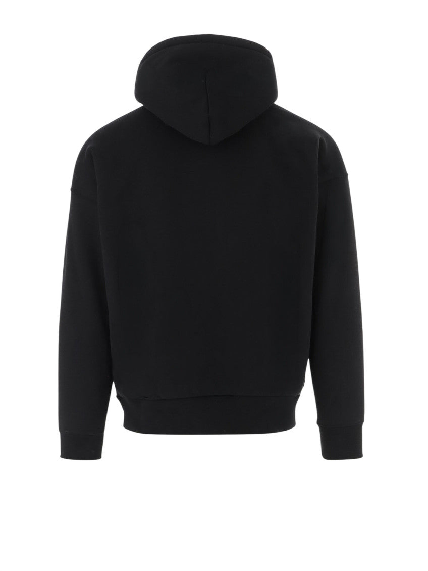 Black Graphic Print Hoodie 2