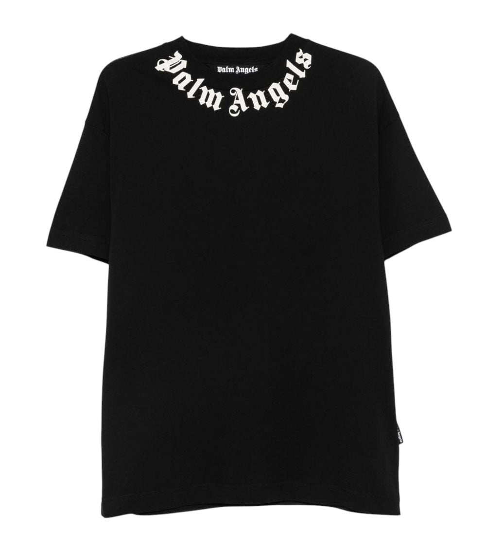 Black Logo Crew Neck T-Shirt 1