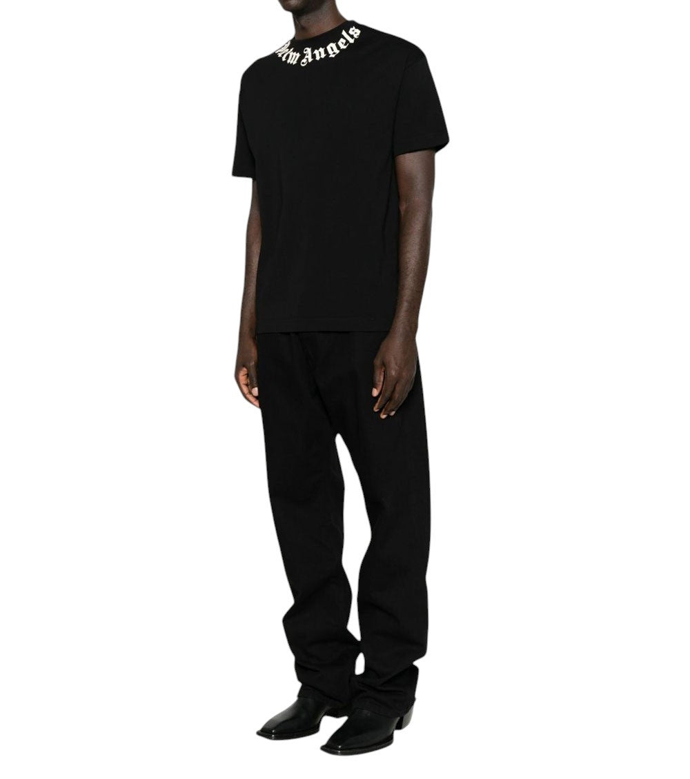 Black Logo Crew Neck T-Shirt 3