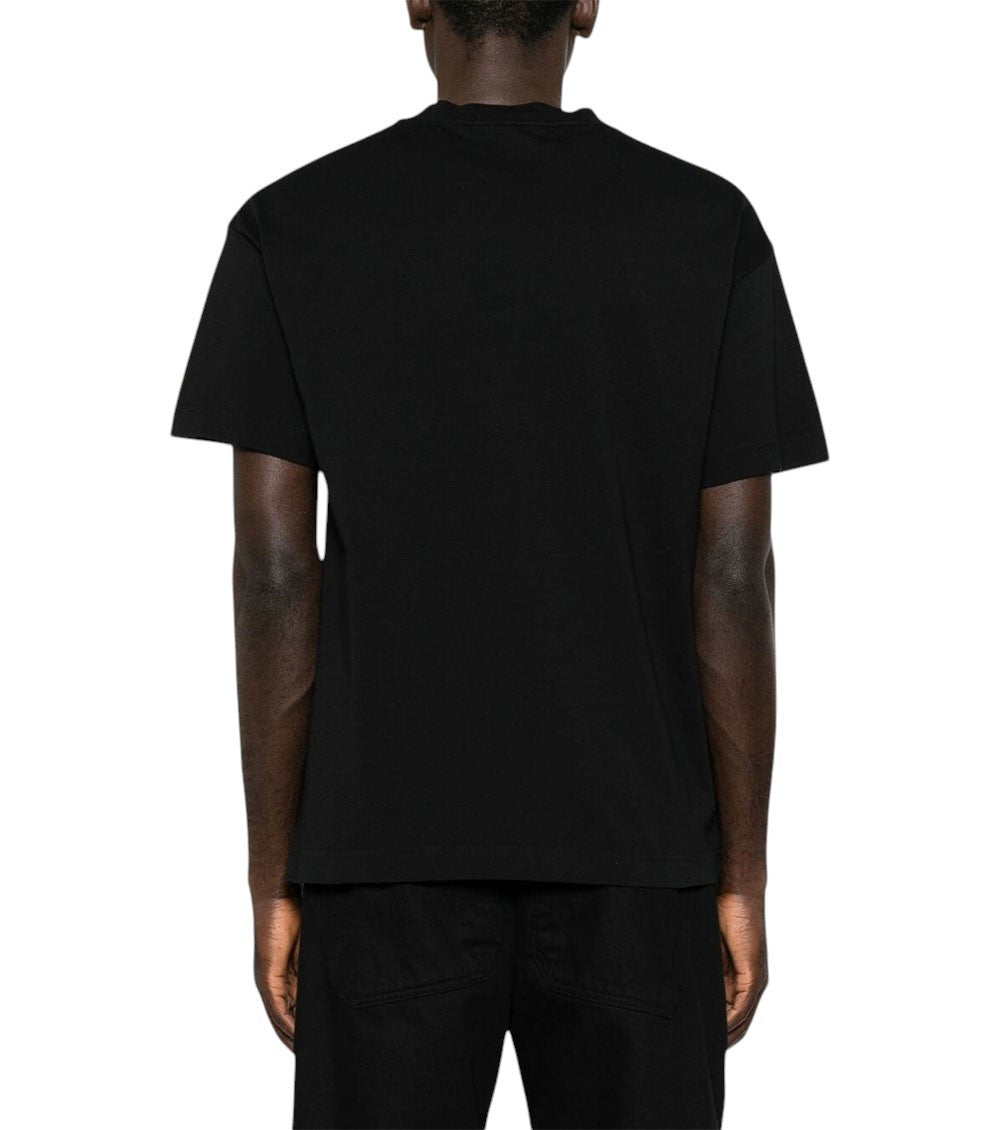 Black Logo Crew Neck T-Shirt 4