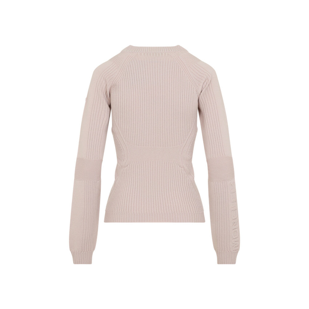 Light Pink Crew Neck Sweater 2
