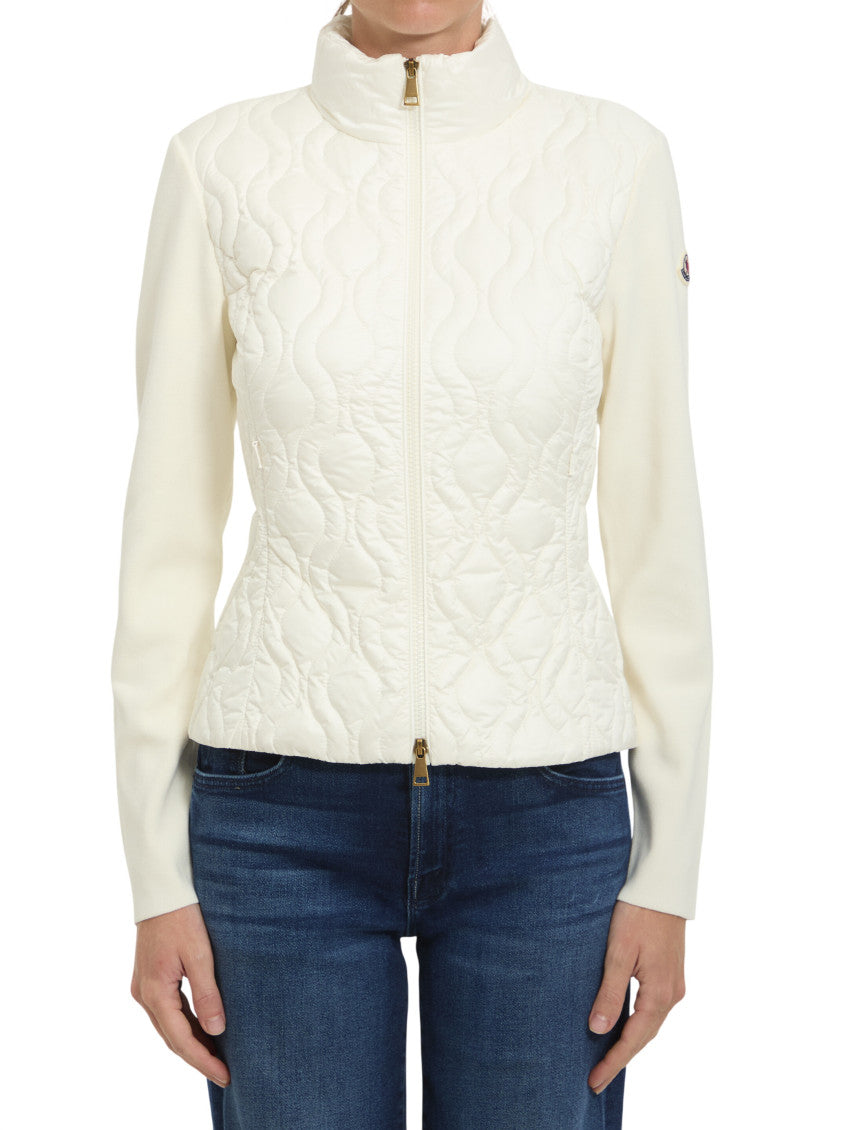 White Turtle Neck Cardigan 1