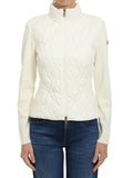 White Turtle Neck Cardigan 1