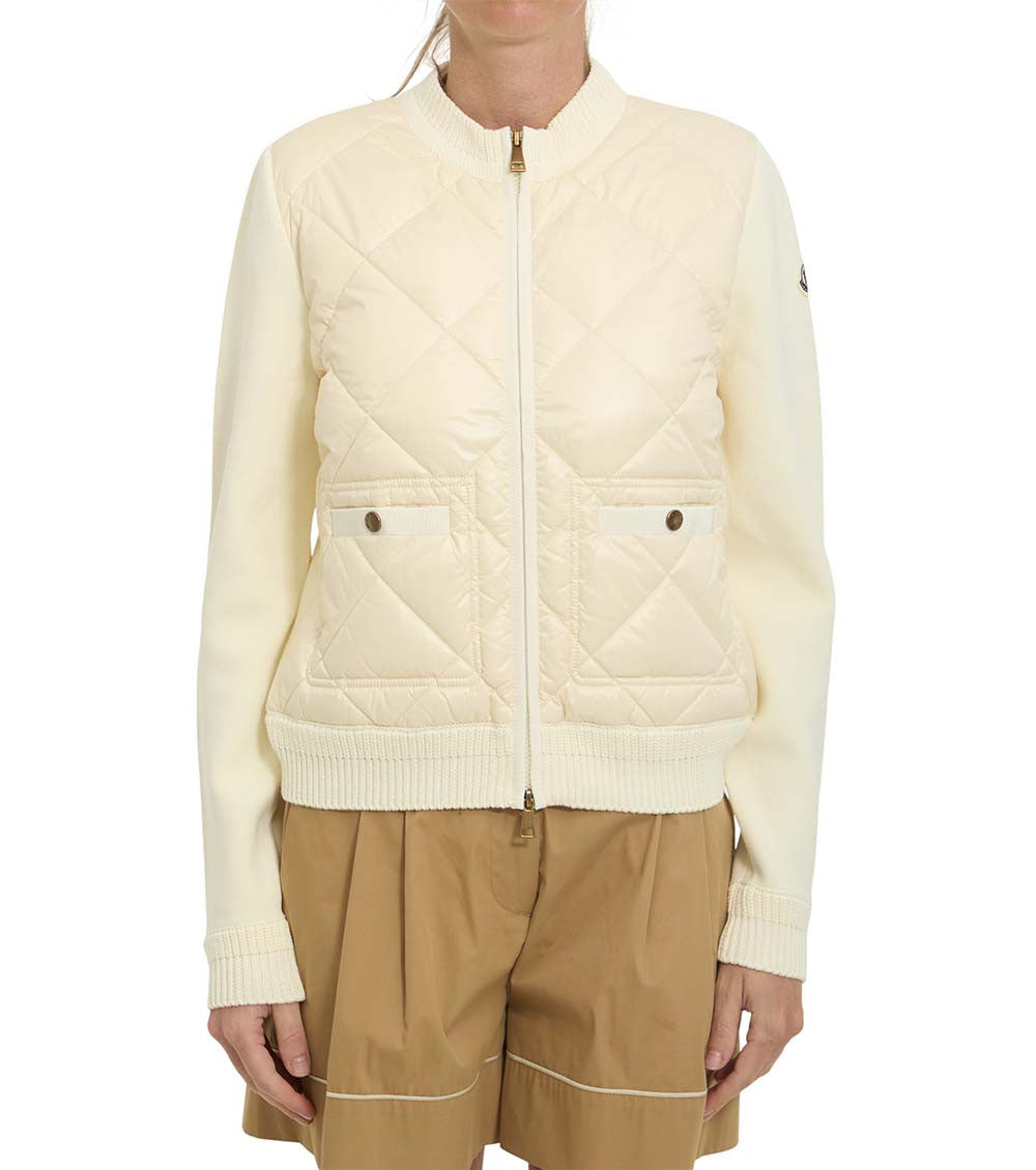 Beige Turtle Neck Cardigan 1
