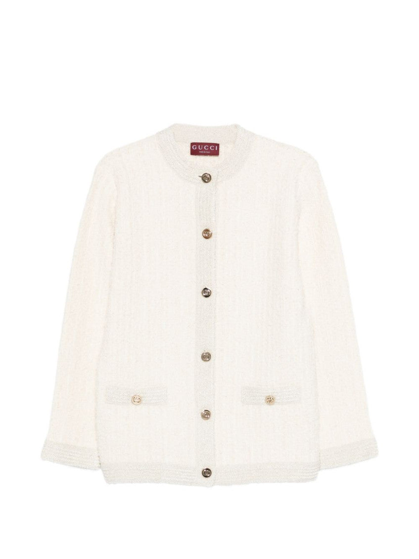 Off White Round Neck Sweater 1
