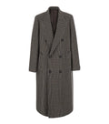 Beige Peaked Lapel Coat 1