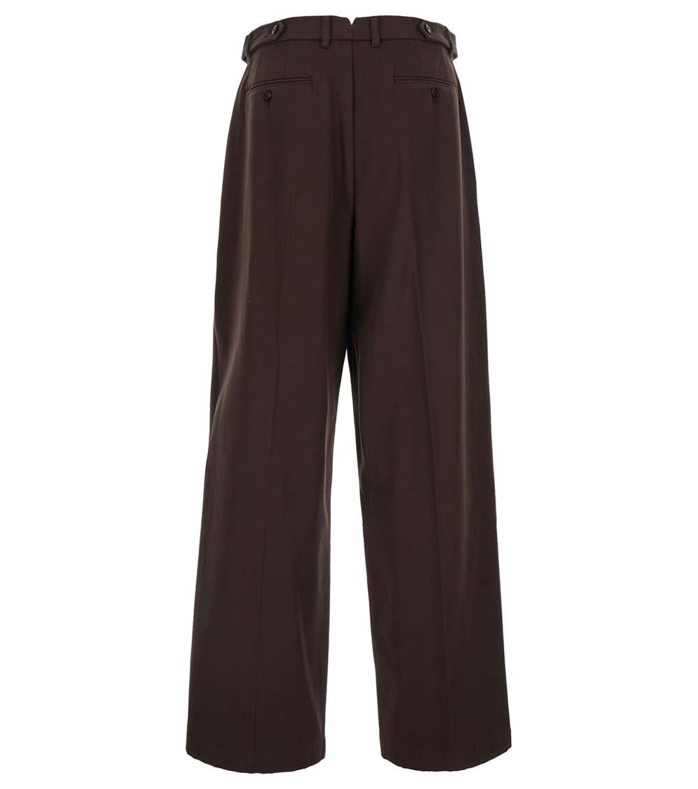 Brown High Rise Trousers 2