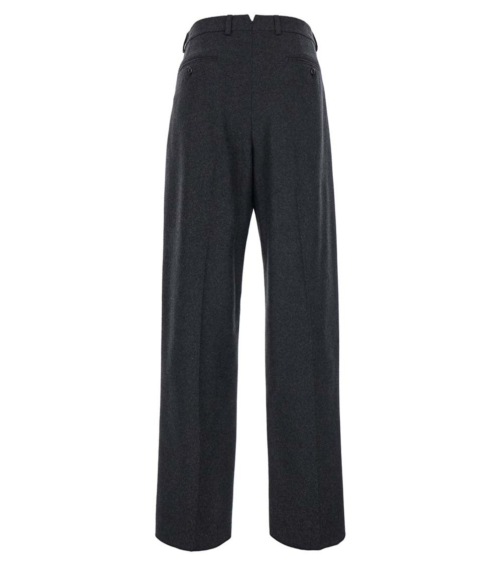 Grey Straight Trousers 2