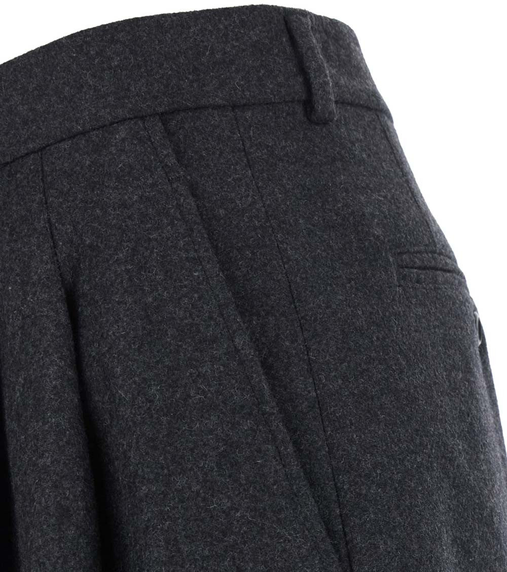 Grey Straight Trousers 3