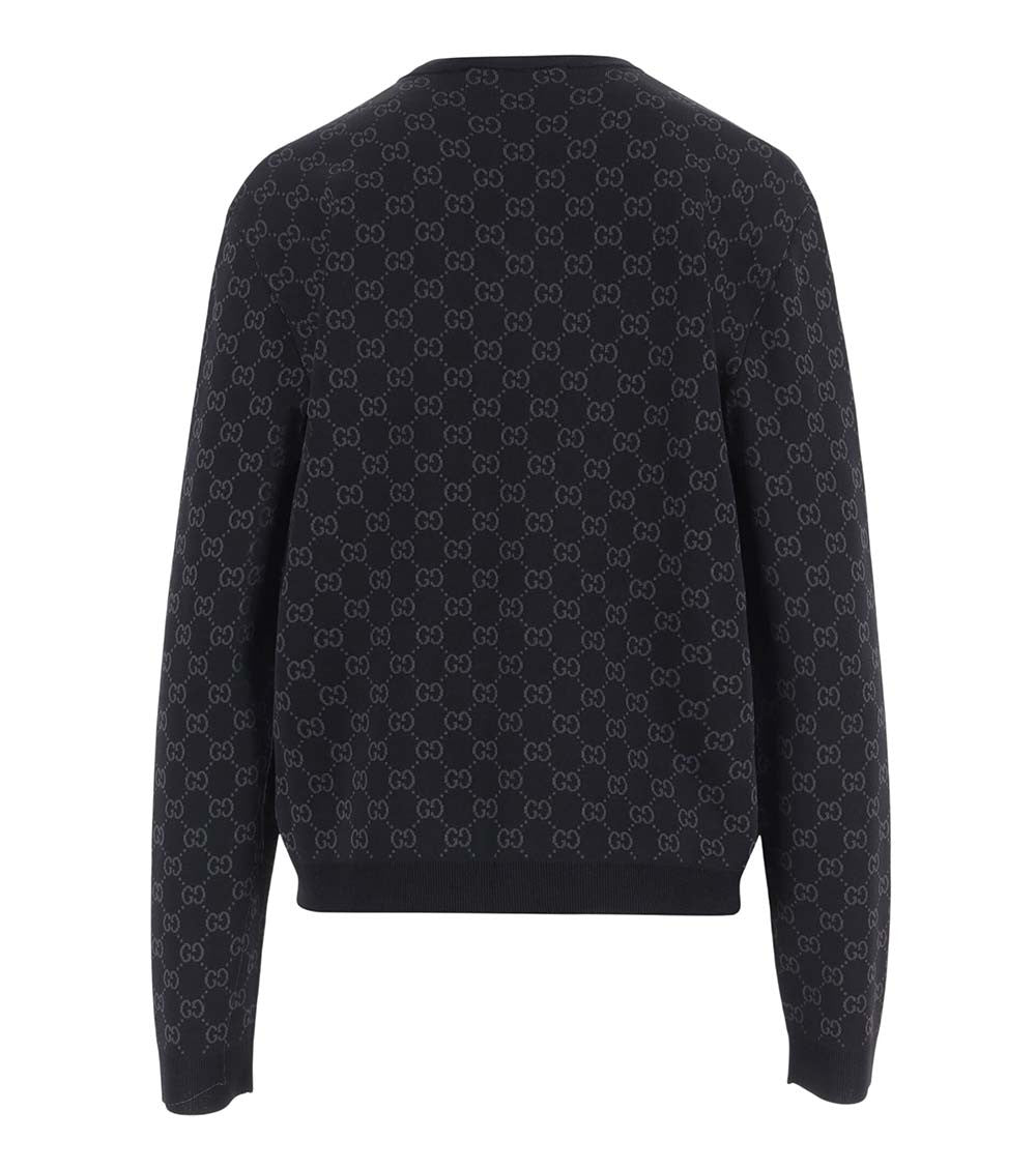 Black V Neck Sweater 2