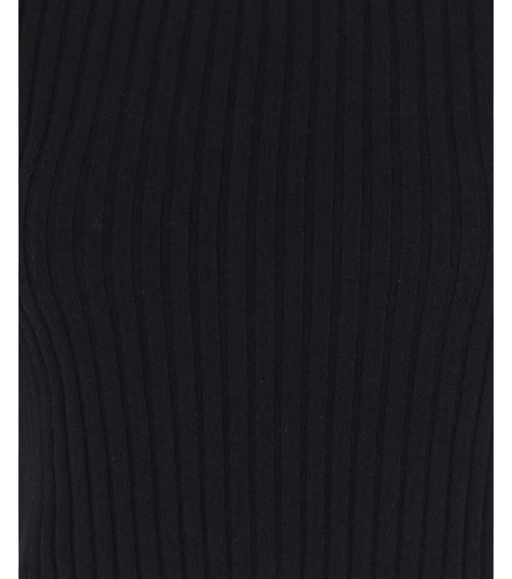 Black Boat Neck Sweater 3