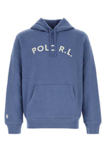 Blue Relaxed Logo Hoodie 1