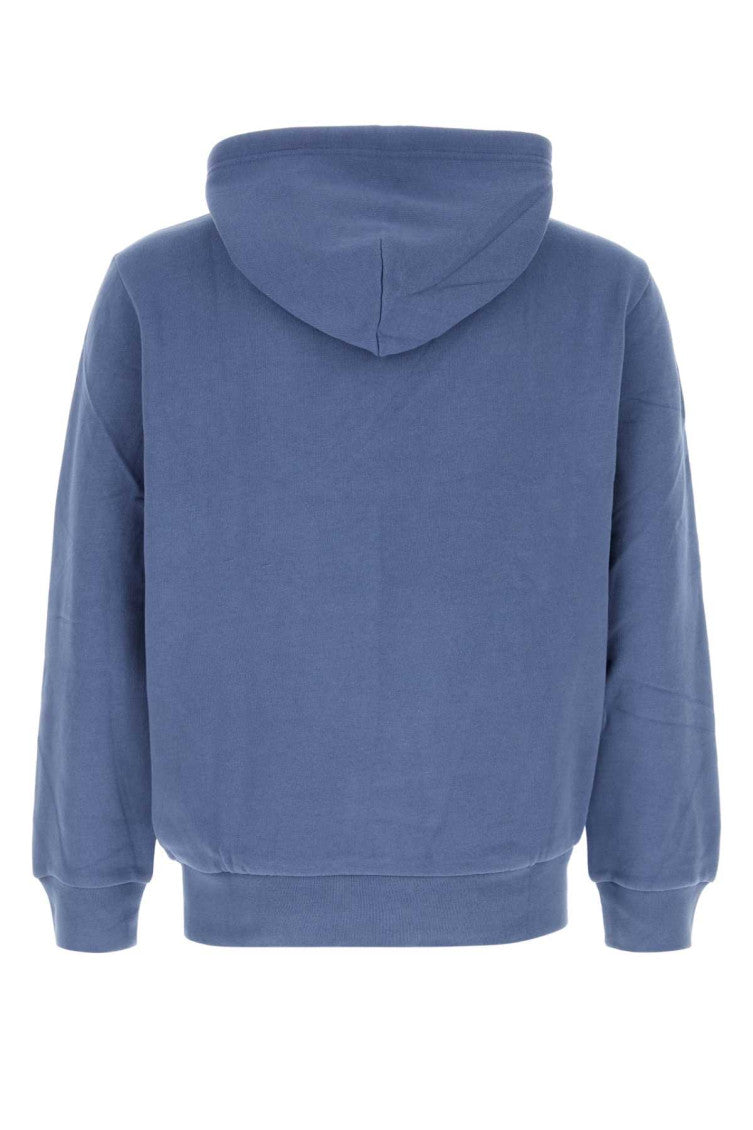 Blue Relaxed Logo Hoodie 2