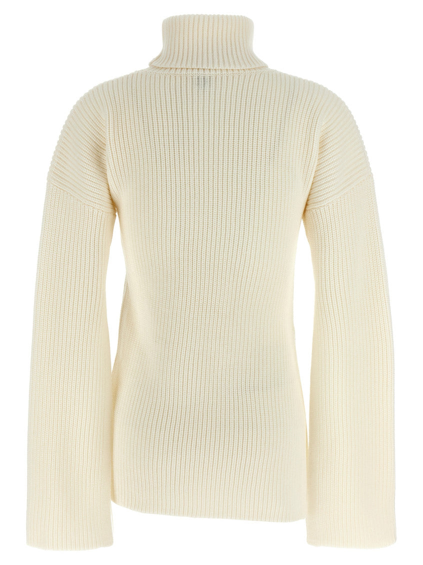 Off White Turtle Neck Sweater 2