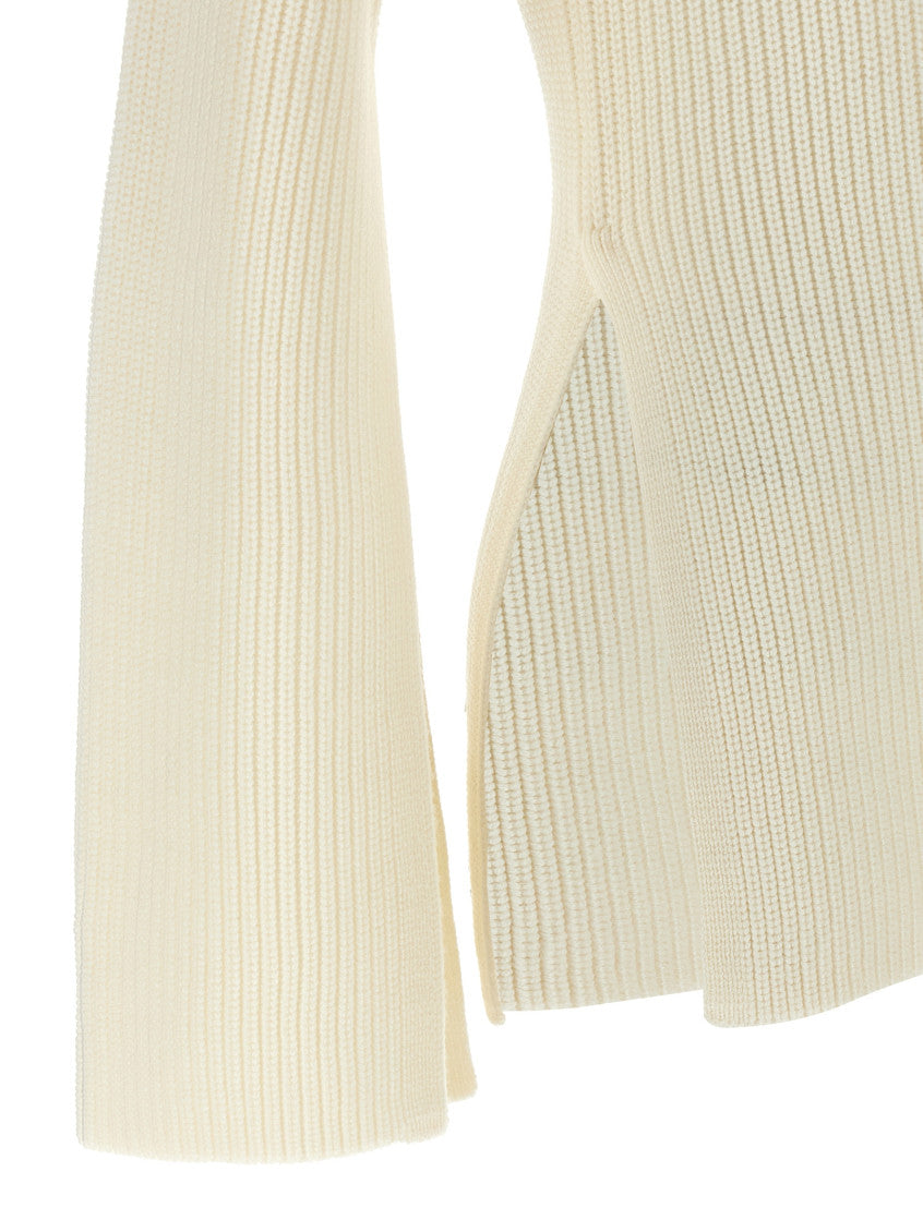 Off White Turtle Neck Sweater 4