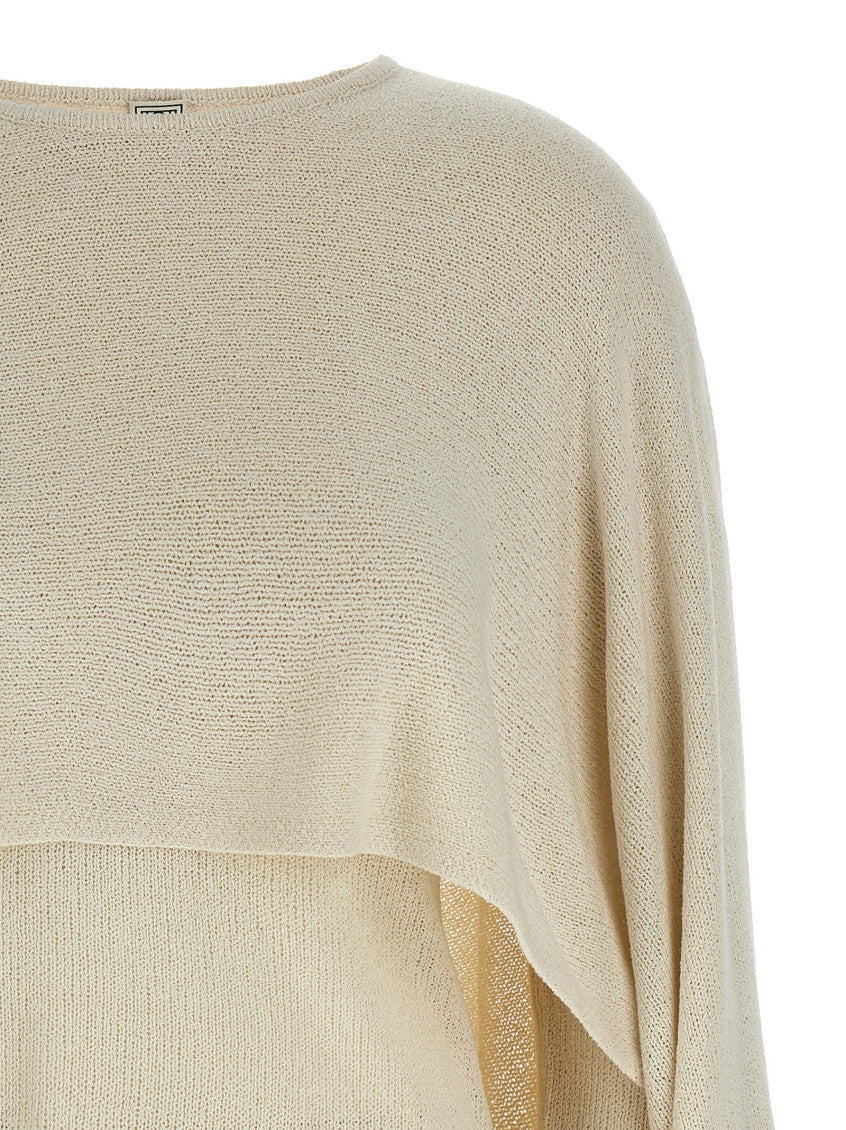 Beige Crew Neck Sweater 3