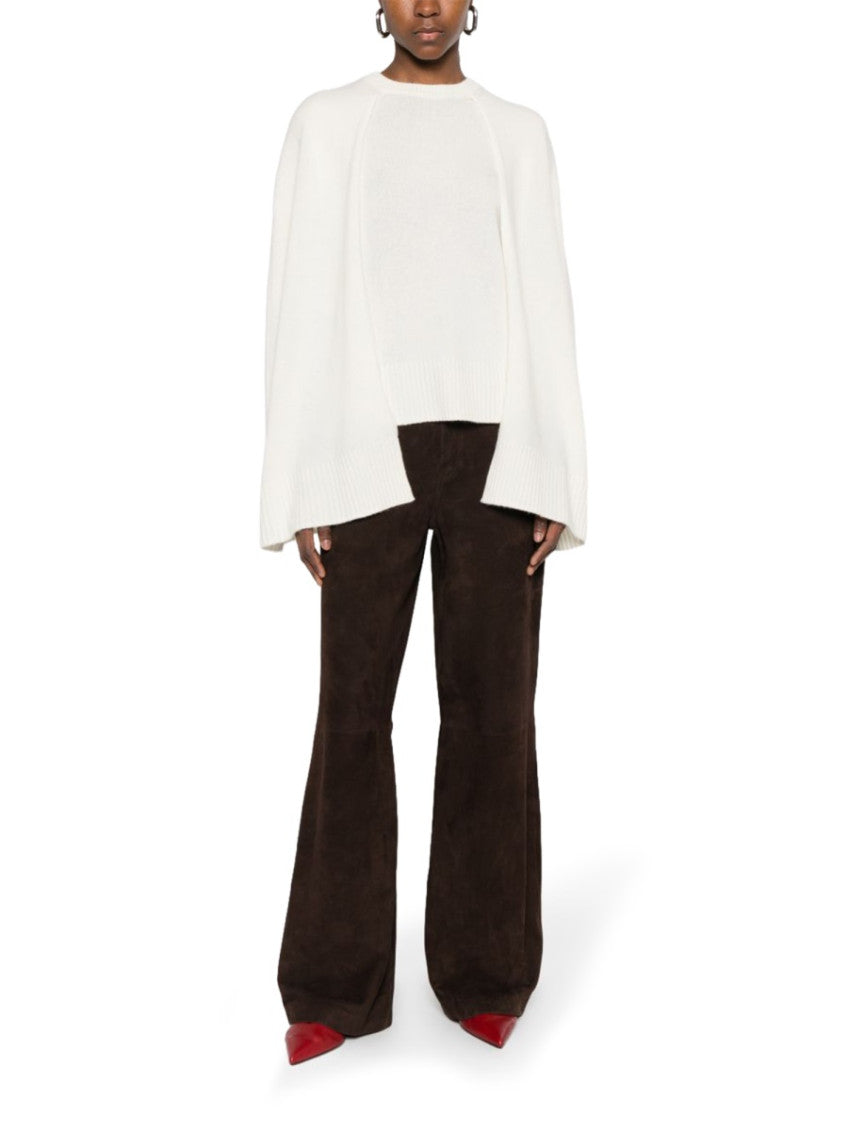White Crew Neck Sweater 2
