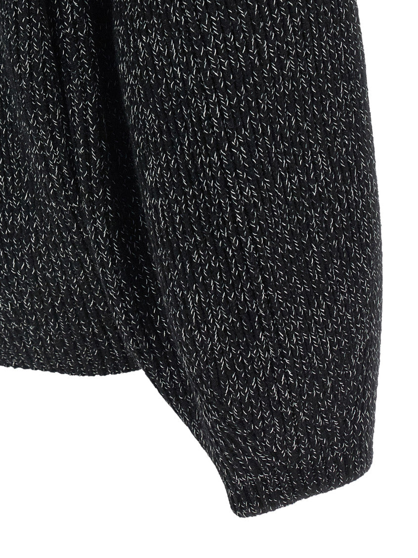 Black Shawl Neck Cardigan 4