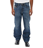 Blue Relaxed Mid Rise Jeans 1