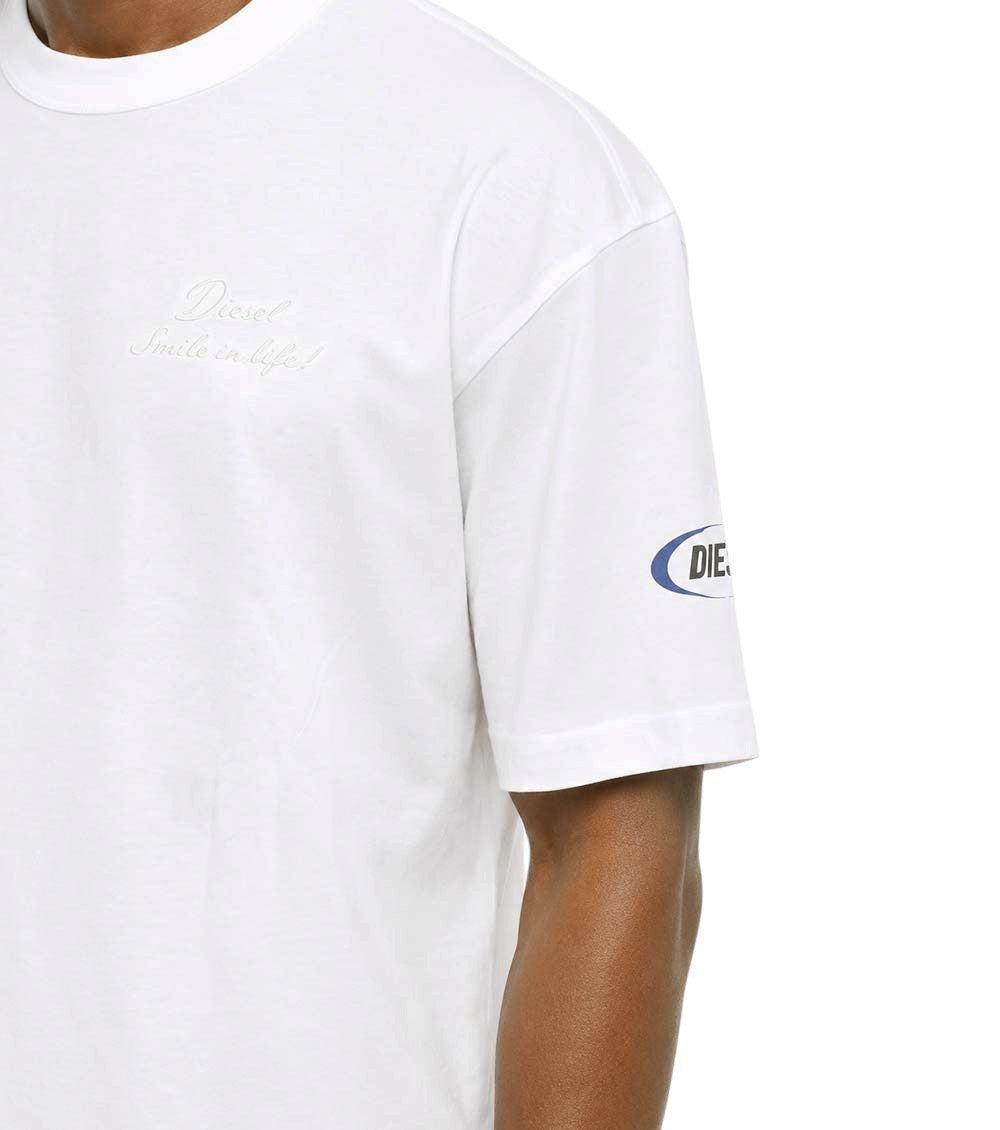 White Relaxed Logo T-Shirt 4