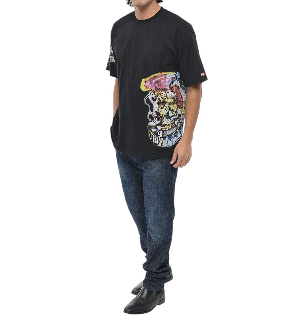 Black Graphic Print T-Shirt 3
