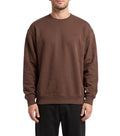 Brown Crew Neck Sweatshirt 1