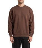 Brown Crew Neck Sweatshirt 1