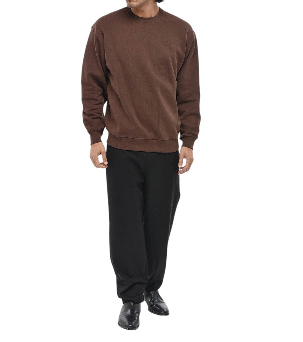 Brown Crew Neck Sweatshirt 3