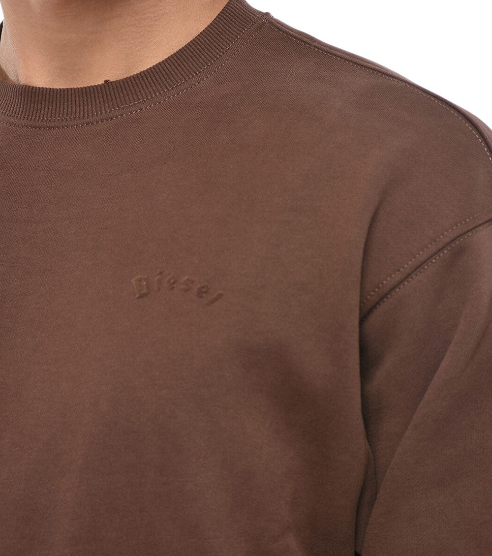 Brown Crew Neck Sweatshirt 4