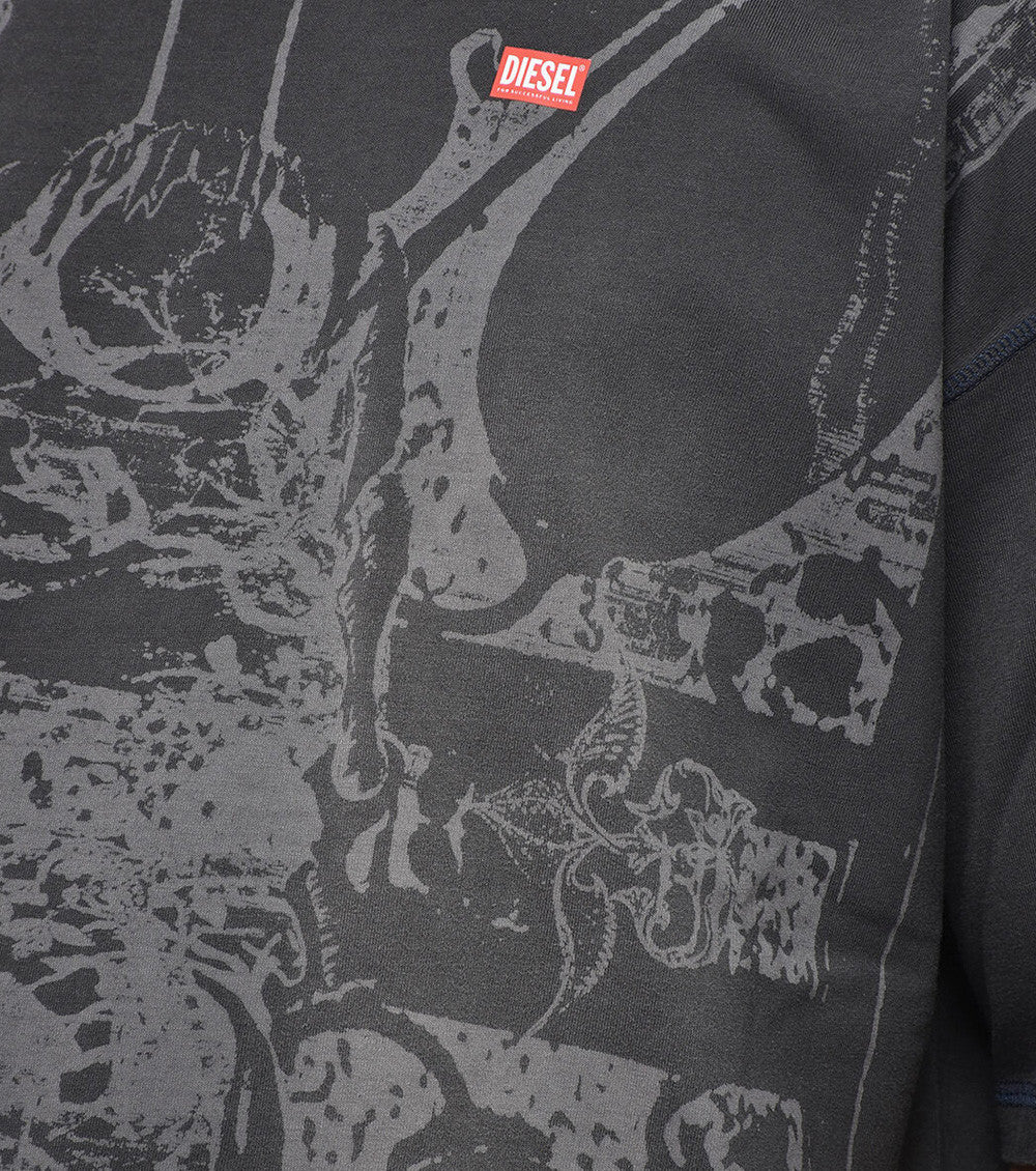 Dark Grey Printed T-Shirt 3