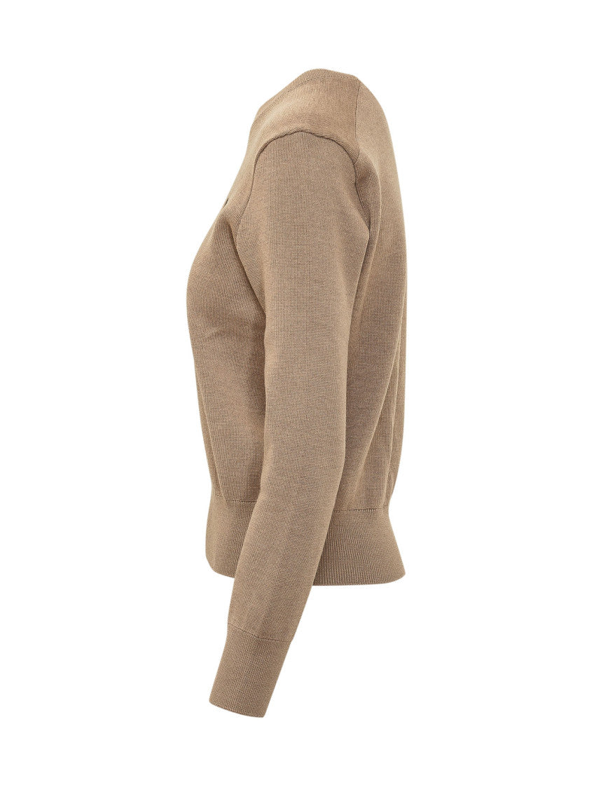 Brown Round Neck Sweater 3
