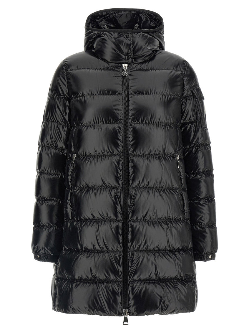 Black Quilted Hood Sweater 1