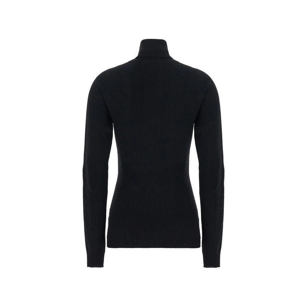 Black Turtle Neck Sweater 2