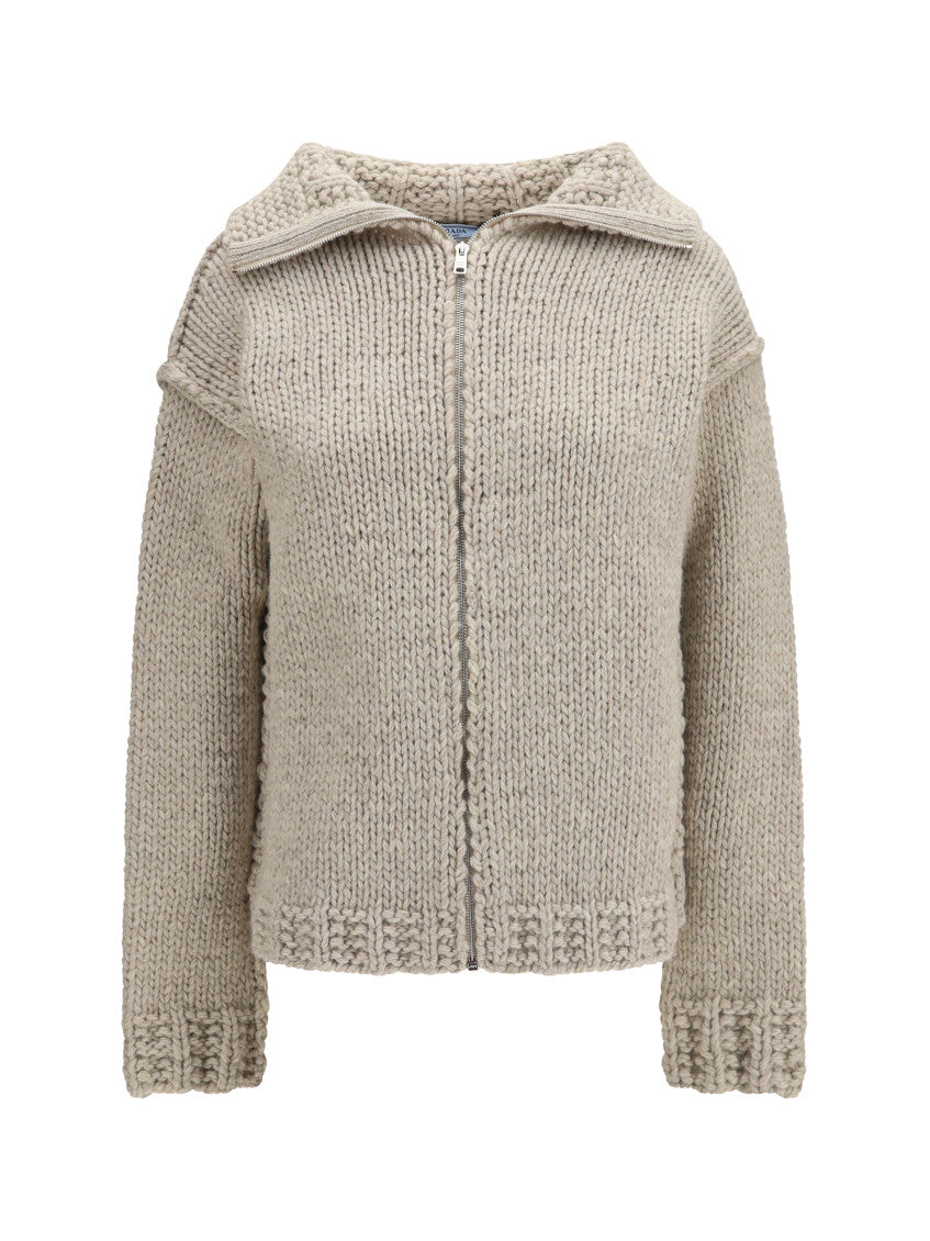Beige Knitted Sweater 1