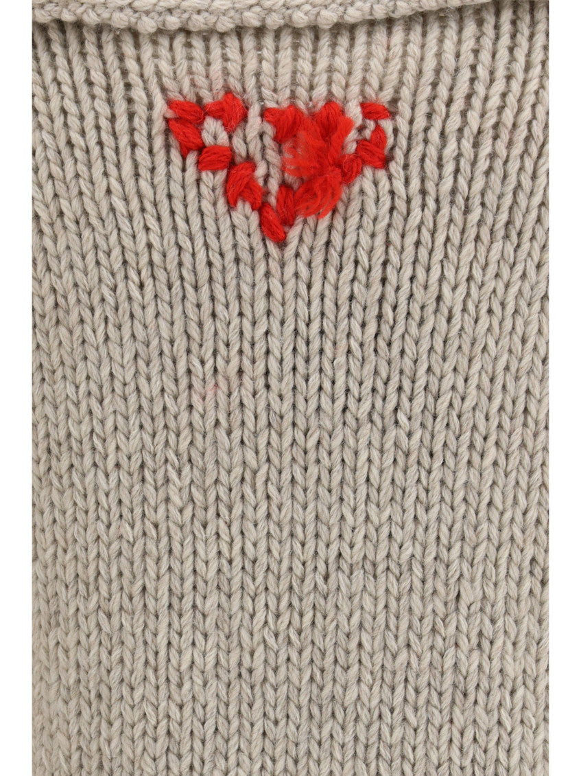 Beige Knitted Sweater 3
