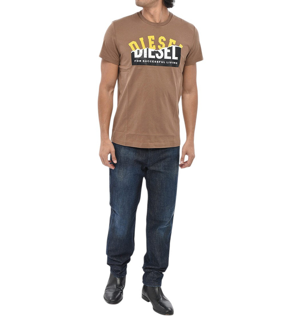 Brown Graphic Logo T-Shirt 3