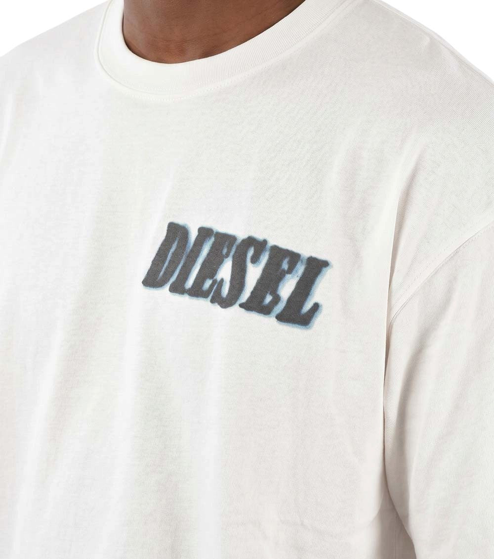 White Graphic Logo T-Shirt 4