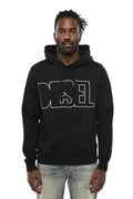 Black Regular Logo Hoodie 1