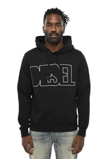 Black Regular Logo Hoodie 1