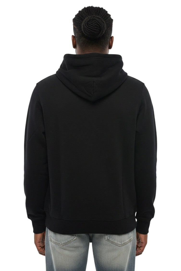 Black Regular Logo Hoodie 2