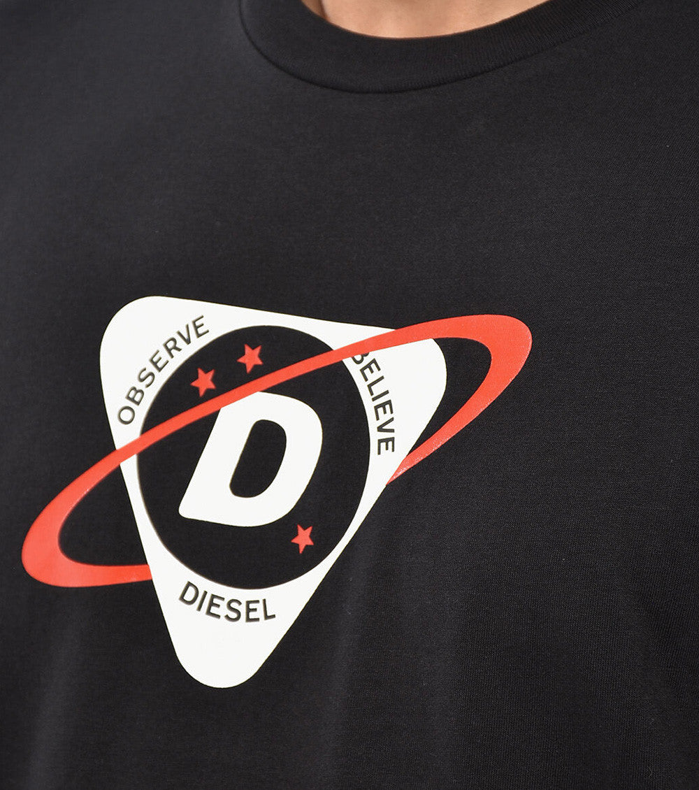 Black Graphic Logo T-Shirt 4