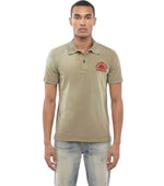 Khaki Shirt Collar Polo 1