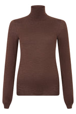 Brown Turtle Neck Sweater 1